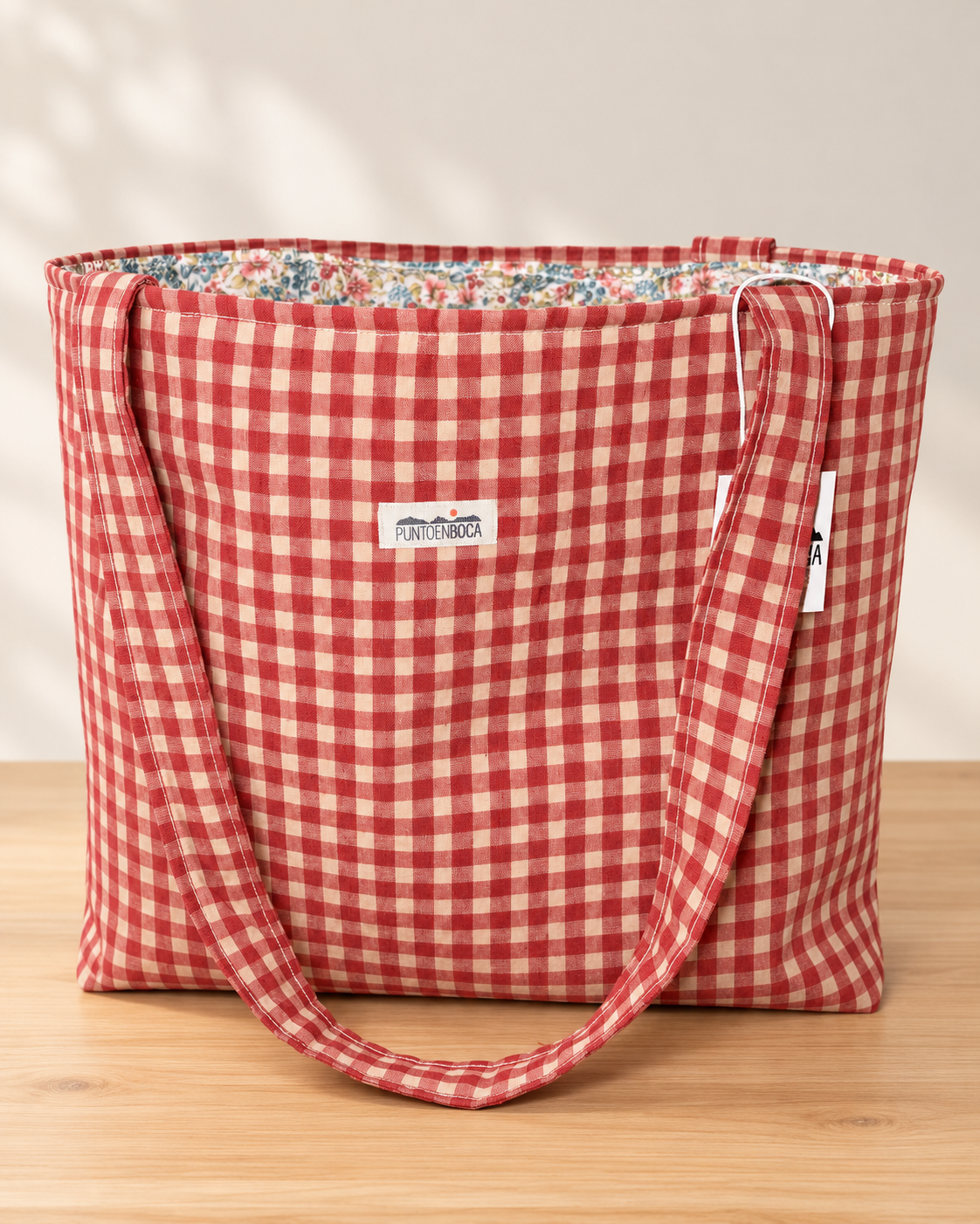 BOLSO PAYU VICHY TEJA
