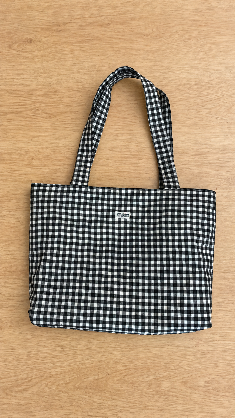 BOLSO PAYU VICHY NEGRO