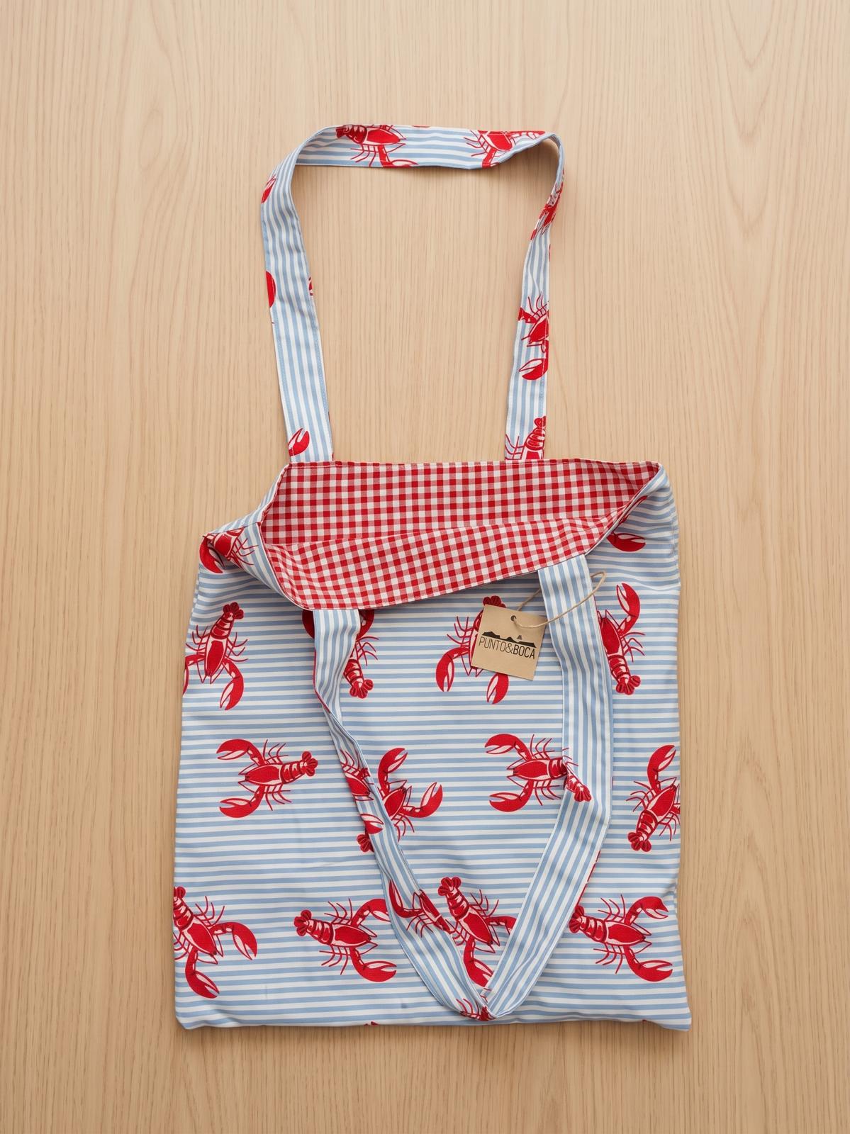 TOTE BAG RAYAS Y LANGOSTAS